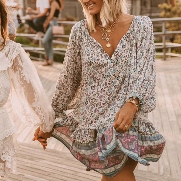 Spell & Gypsy Designs Dahlia Playdress Large Runs Big New - Picture 1 of 13